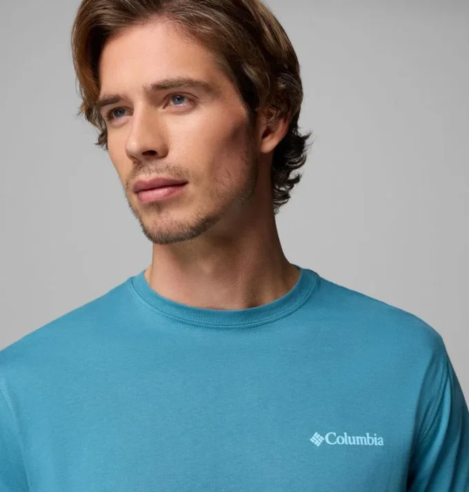 Herren-T-Shirt Steep Mt Hood OR CSC mit kurzen Ärmeln