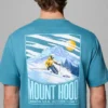 Herren-T-Shirt Steep Mt Hood OR CSC mit kurzen Ärmeln