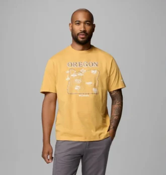 Herren-T-Shirt „Sunbreak OR CSC” mit kurzen Ärmeln