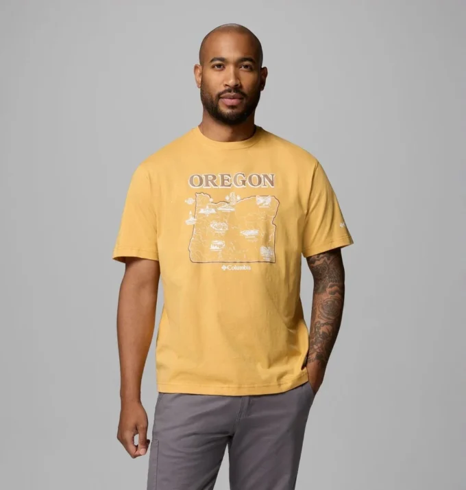 Herren-T-Shirt „Sunbreak OR CSC” mit kurzen Ärmeln