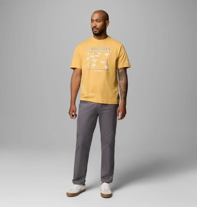 Herren-T-Shirt „Sunbreak OR CSC” mit kurzen Ärmeln