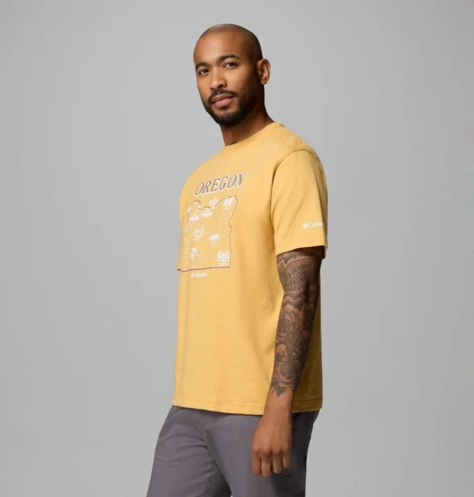 Herren-T-Shirt „Sunbreak OR CSC” mit kurzen Ärmeln
