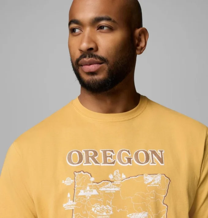 Herren-T-Shirt „Sunbreak OR CSC” mit kurzen Ärmeln