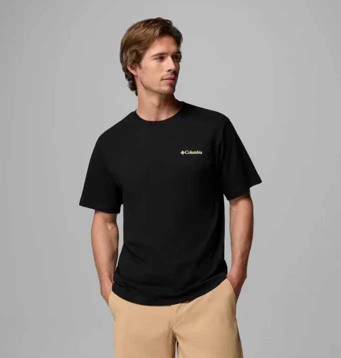 Herren-T-Shirt „Yodel Coyote CSC” mit kurzen Ärmeln