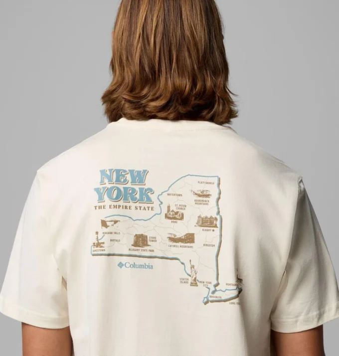 Herren-T-Shirt „Yorker NY CSC” mit kurzen Ärmeln