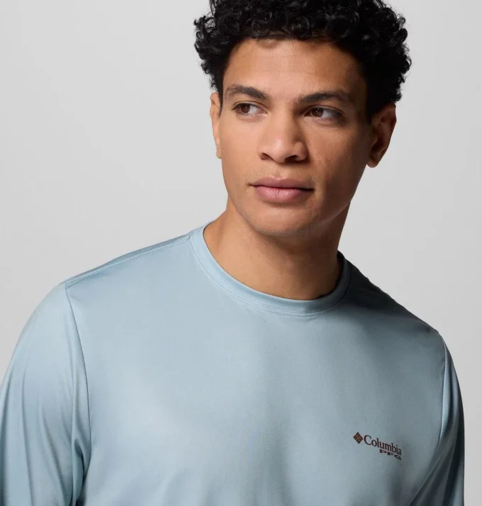 Herren Terminal Tackle PFG™ Border Hex Langarmhemd Herren Terminal Tackle PFG™ Border Hex Langarmhemd