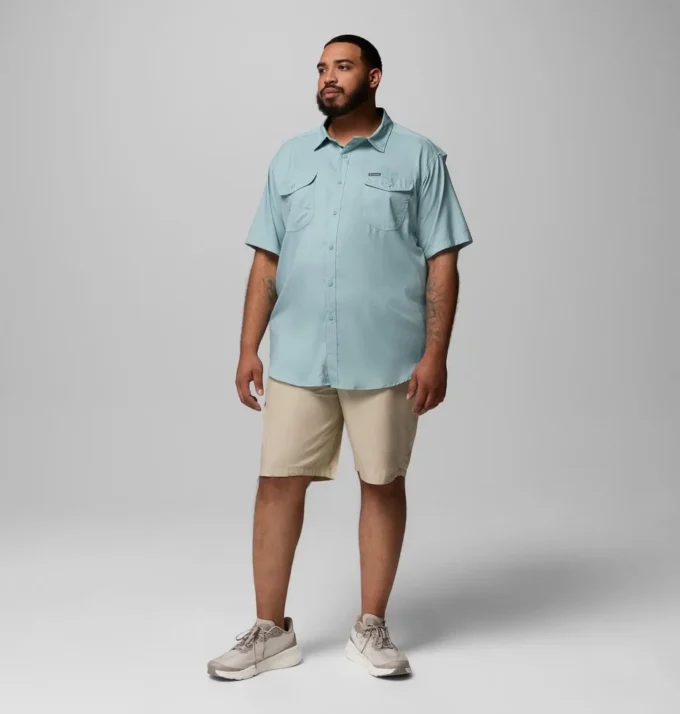 Herren Utilizer™ II Solid Kurzarmhemd – Größe Big
