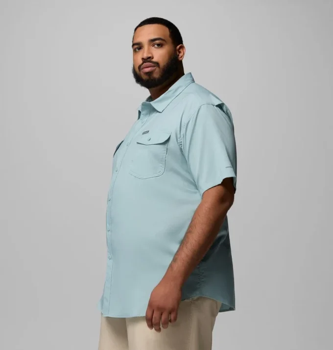 Herren Utilizer™ II Solid Kurzarmhemd – Größe Big