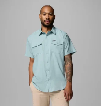 Herren Utilizer™ II Solid Kurzarmhemd – Lang