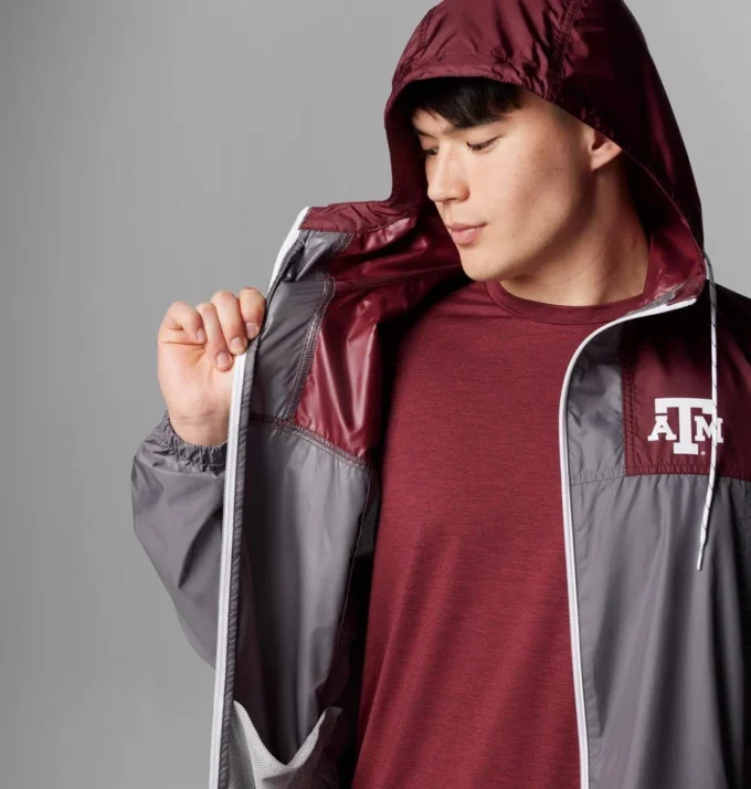 Herren-Windjacke Collegiate Flash Challenger™ II – Texas A&M