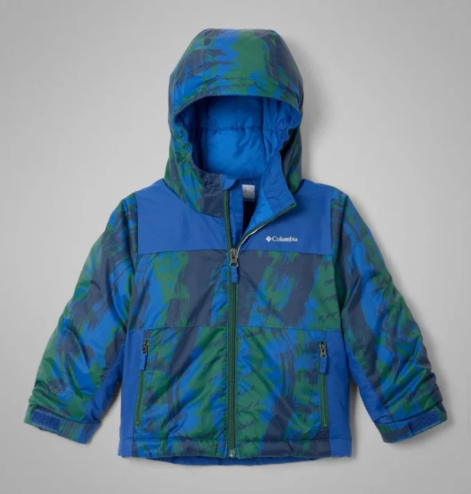 Jungen-Kleinkind Lightning Lift™ IV bedruckte Jacke