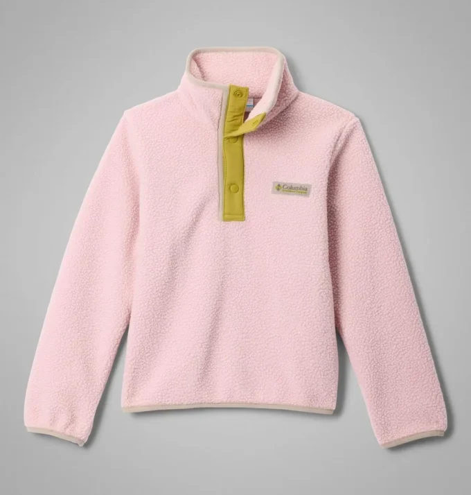 Kinder Helvetia™ II Fleece-Pullover mit halben Druckknöpfen