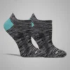 Leichte No-Show-Socken für Damen, Space Dye BRR – 2er-Pack