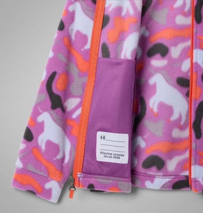 Mädchen Benton Springs™ II Fleecejacke mit Print
