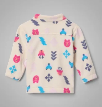 Mädchen-Fleecejacke Castle Dale™ mit Print und durchgehendem Reißverschluss