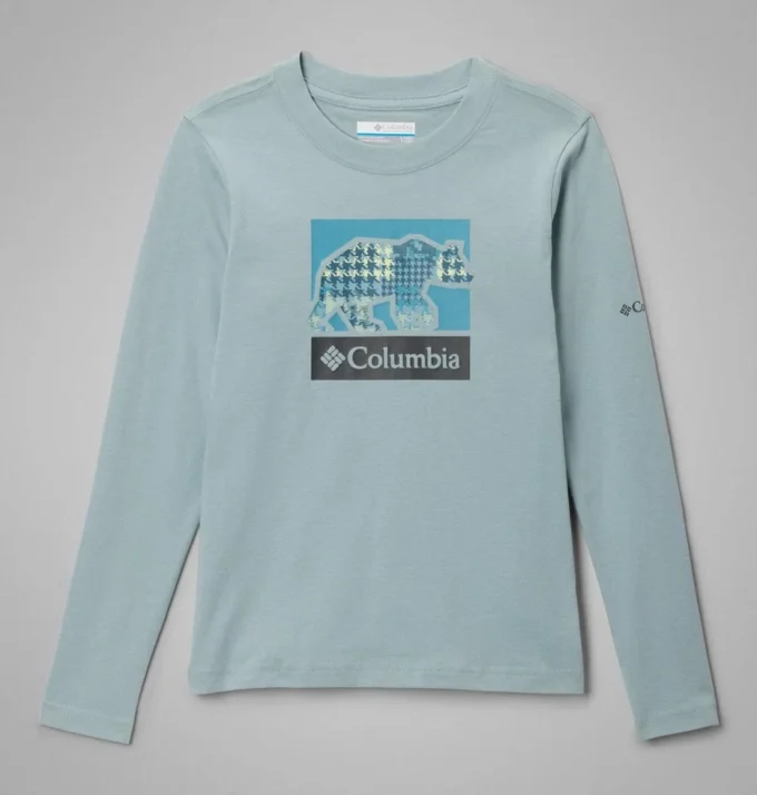 Mädchen Hazeldel Hill™ Langarm-T-Shirt mit Grafikprint