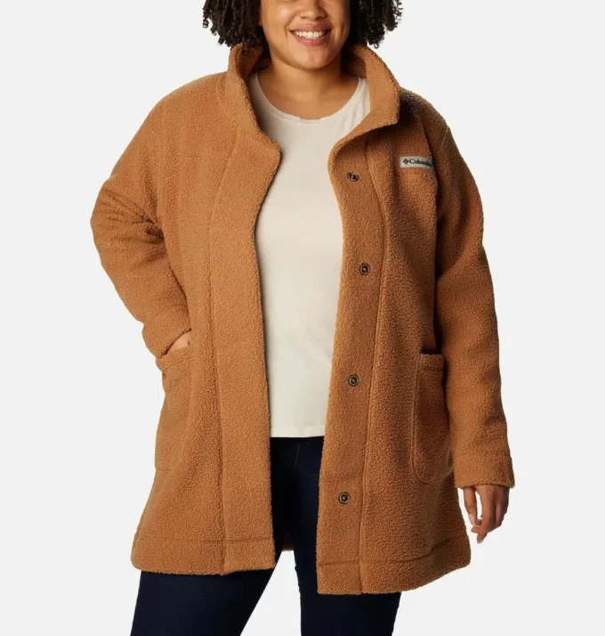 Panorama™ Lange Jacke für Damen – Übergrößen