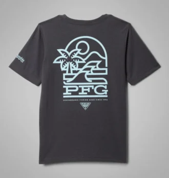 PFG™ Palm Waves Kurzarm-T-Shirt für Jungen