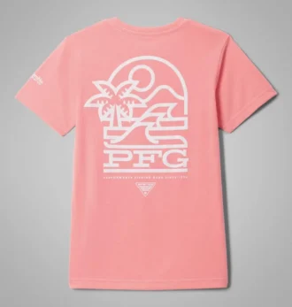 PFG™ Palm Waves Kurzarm-T-Shirt für Mädchen