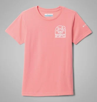 PFG™ Palm Waves Kurzarm-T-Shirt für Mädchen