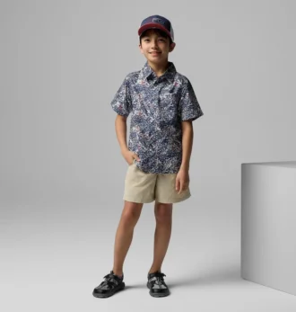 PFG Super Slack Tide™ Kurzarm-Camp-Hemd für Jungen