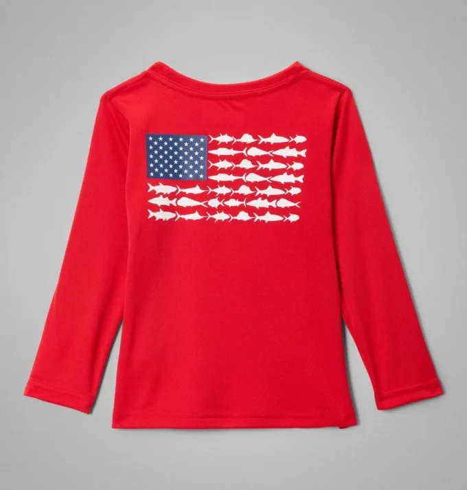 PFG Terminal Tackle™ Fish Flag Langarmshirt für Jungen im Kleinkindalter