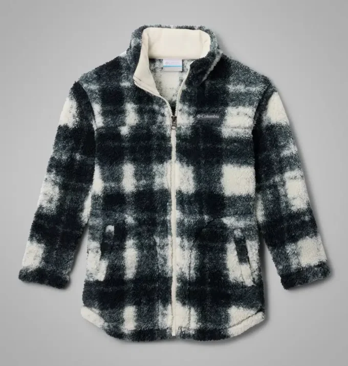 West Bend™ Fleecejacke mit durchgehendem Reißverschluss für Mädchen