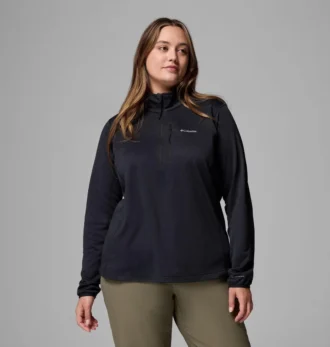 Women Essential Hike™ Grid Fleece Half Zip Jacket – Übergrößen
