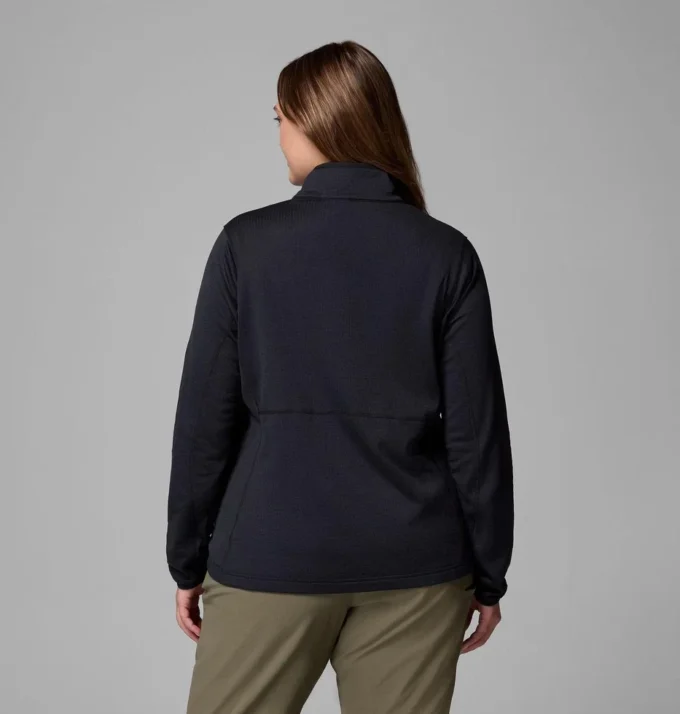 Women Essential Hike™ Grid Fleece Half Zip Jacket – Übergrößen Women Essential Hike™ Grid Fleece Half Zip Jacket – Übergrößen