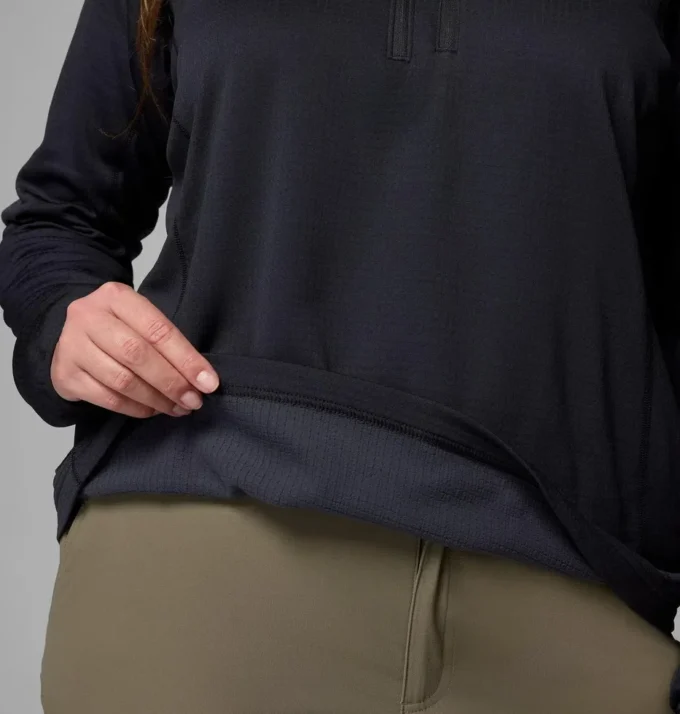 Women Essential Hike™ Grid Fleece Half Zip Jacket – Übergrößen Women Essential Hike™ Grid Fleece Half Zip Jacket – Übergrößen